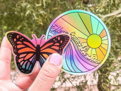 Holographic Stickers